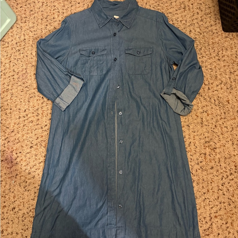 LOFT denim dress